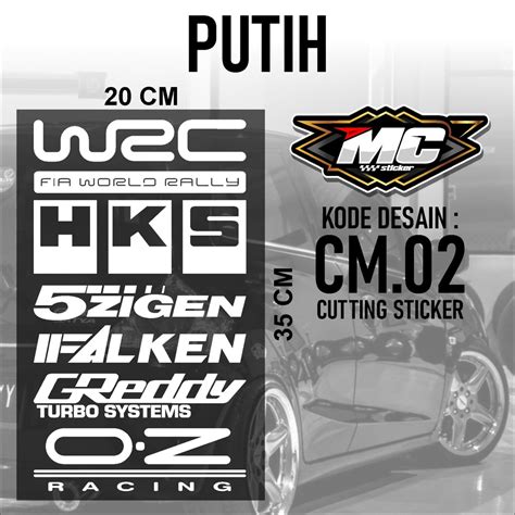 Jual Mc Cutting Sticker Cm Aksesoris Mobil Stiker Cutting Sticker