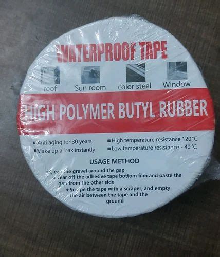 Color White WATERPROOFING TAPE POLYMER BUTYL RUBBER TAPE At Rs 175