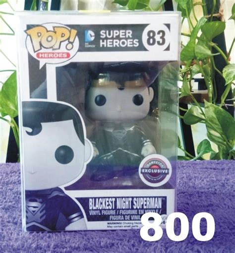 FUNKO DC SUPER HEROES BLACKEST NIGHT SUPERMAN GAMESTOP EXCLUSIVE