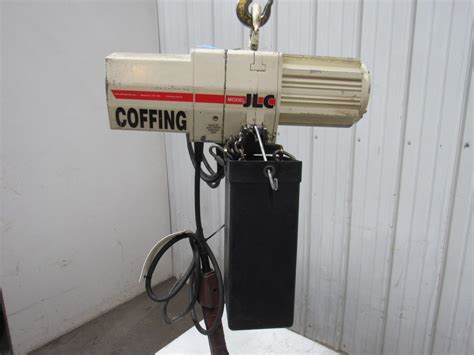 Coffing JLC4008 4 12 2 Ton Electric Chain Hoist 460V 3Ph 60Hz 2 Speed