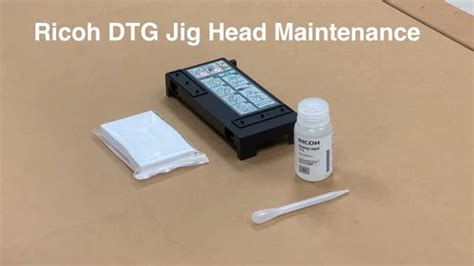 Ricoh Ri 2000 Jig Head Maintenance