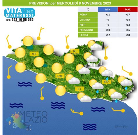 Bollettino Meteo Per OGGI 7 Novembre 2023 E DOMANI 8 Novembre 2023