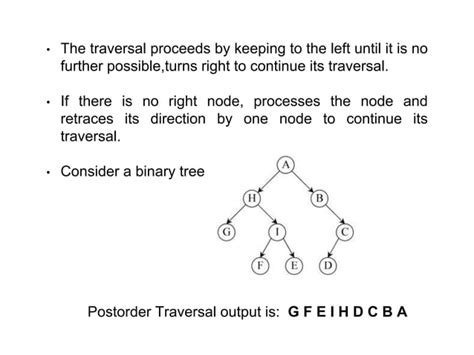 Tree Traversal Algorithm In Data Structure Ppt Free Download