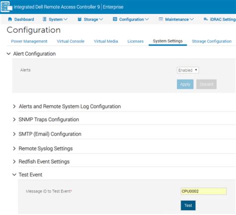 Validating Alert Forwarding From Openmanage Enterprise And Openmanage