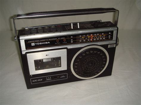 3 Band Radio Cassette Recorder Toshiba Rt 4050 Usada Радио Аудио