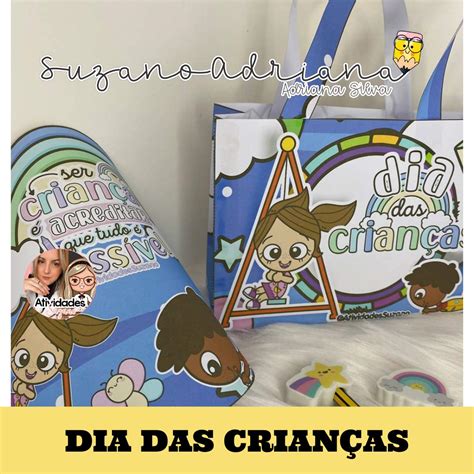 Sacolinha Dia Das Crian As Viseira Loja Atividades Suzano