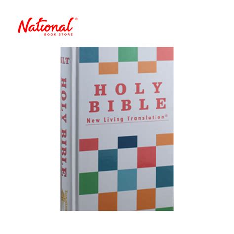 Holy Bible New Living Translation Multi Color Checkered Trade