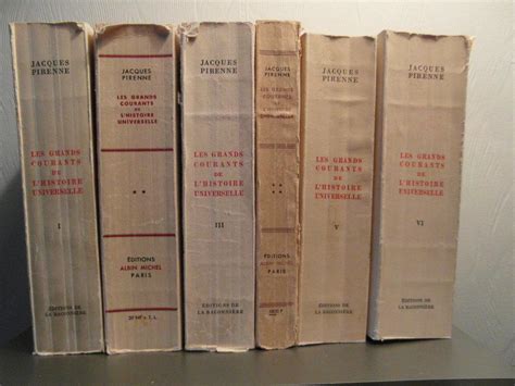 Les Grands Courants De L Histoire Universelle Volumes By Pirenne