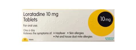 TEVA LORATADINE 10MG 30 90 180 240 360 Tablets Hayfever Allergy