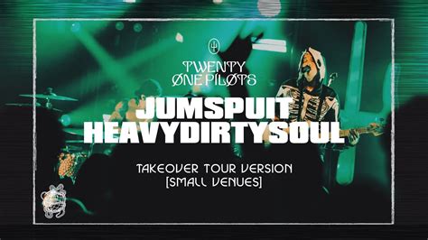 Twenty One Pilots Jumpsuit Heavydirtysoul TakeOver Tour Version