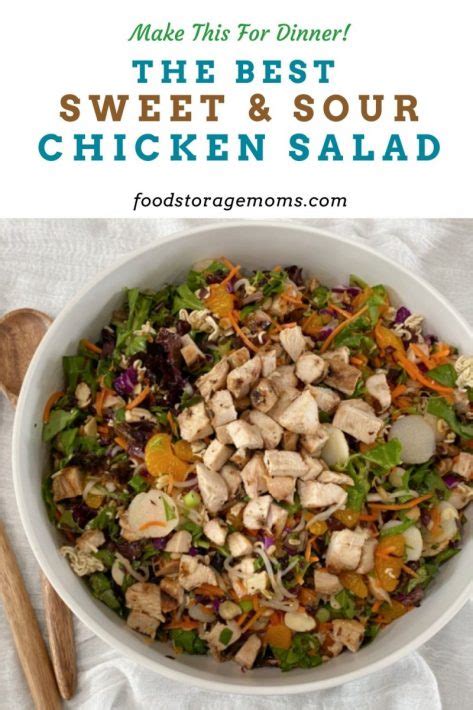 The Best Sweet And Sour Chicken Salad Food Storage Moms