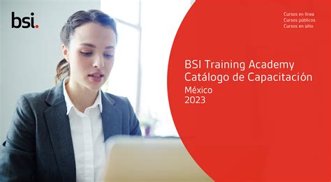 Catálogo De Cursos De Capacitación 2023 Bsi