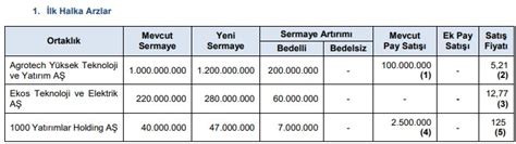 Y Zde Bedelsiz Ve Irketin Halka Arz Onayland Paratic