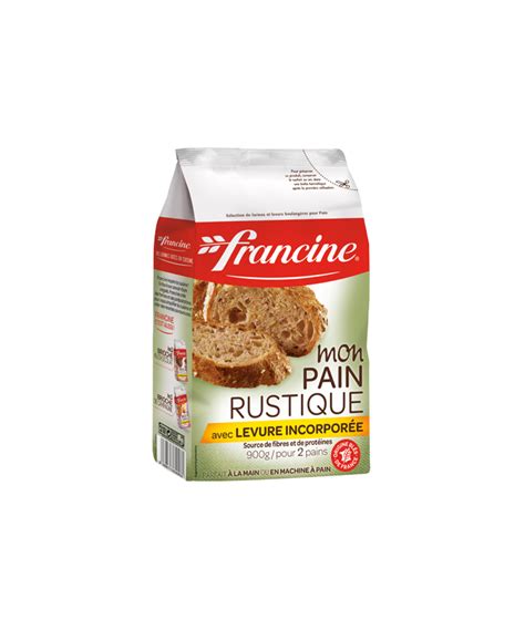 Farines Et Levures Pour Pain Rustique Francine Buy Online