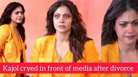 Kajol Devgan Crying And Angry On Media After Divorce With Ajay Devgan