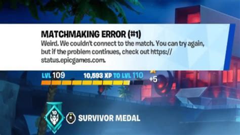 Fortnite Matchmaking Error Explained Reasons How To Fix