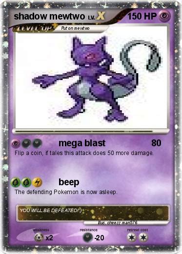 Pokémon shadow mewtwo 17 17 - mega blast - My Pokemon Card