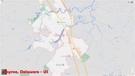 Smyrna Delaware Map - United States