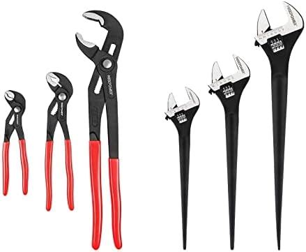 Maxpower Adjustable Spud Wrench Set And Water Pump Pliers Amazon