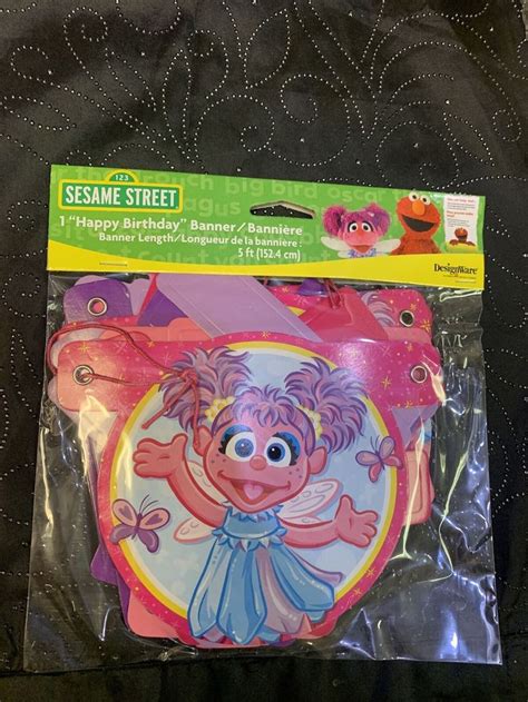 Sesame Street Abby Cadabby Happy Birthday Banner 5 Feet | eBay | Sesame ...