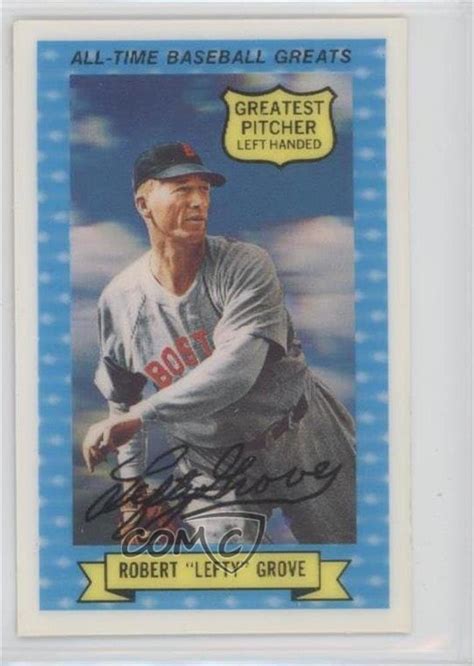 Amazon Lefty Grove Baseball Card 1972 Kellogg S 3 D All Time