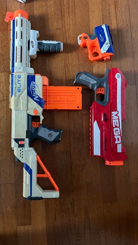 Nerf Guns Bundle, Hobbies & Toys, Toys & Games on Carousell