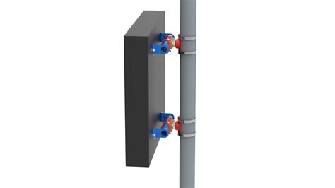 mounting hardware  blank  sign