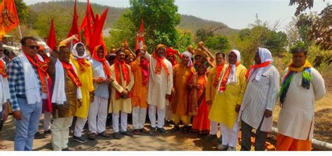 Shri Ram Katha started in Katkona with Kalash Yatra कलश यतर क सथ