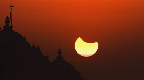 Surya Grahan Partial Solar Eclipse On October Will Be Visible From