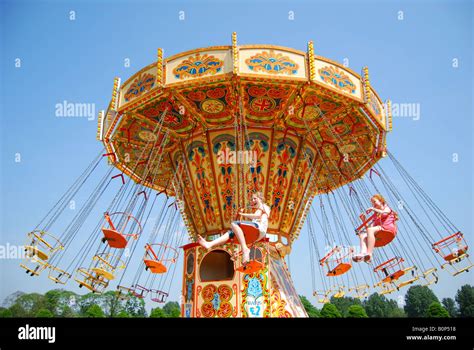 Chair Swing Fairground Ride At Royal Windsor Horse Show Home Park