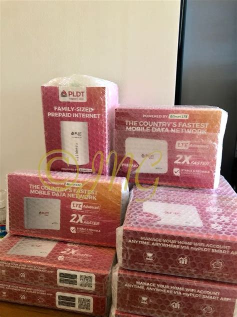 PLDT HOME WIFI PREPAID Advance CAT 6 Computers Tech Parts