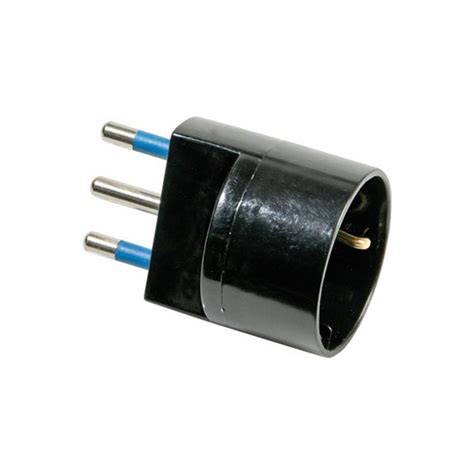 Adaptor Priza Italia La Priza Schuko Negru EMAG Ro