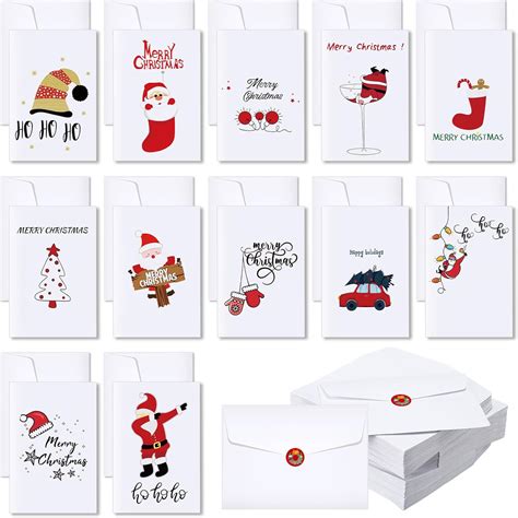 Amazon Zhanmai Sets Christmas Cards Bulk With Envelopes And