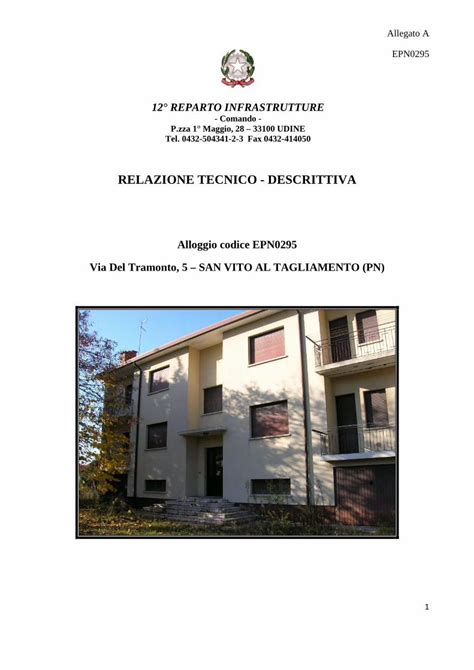 PDF RELAZIONE TECNICO DESCRITTIVA Notariato It Tecnica 425 Pdf