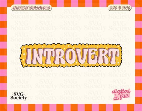 Introvert Svg Homebody Svg Stay Home Svg Awkward Svg Introverted