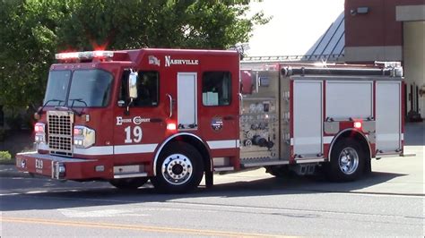 Nashville Fire Department Engine 19 Responding 6 29 22 Youtube