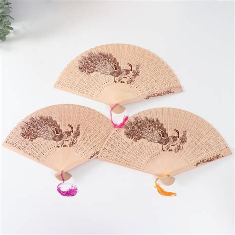 Веер дерево сандал "Павлин" h=18 см (9705551) - Купить по цене от 113. ...