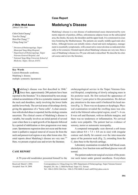 (PDF) Madelung's Disease