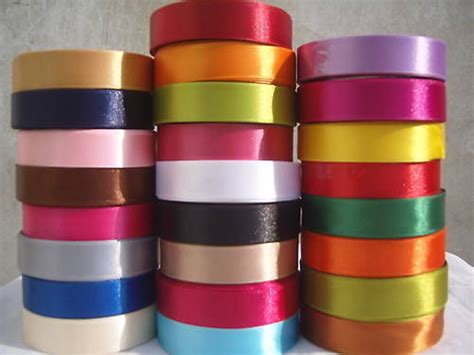 25 ROLLS SATIN RIBBON 25 COLOURS 20 MM 3 4 RRP Over 50 00 Ribbon