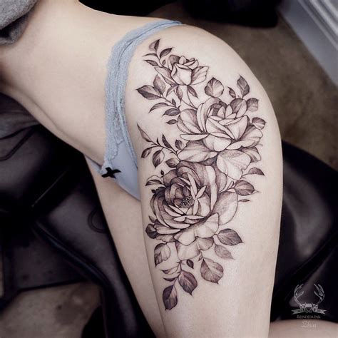 Tatuajes Flores Pierna Mujer Kulturaupice