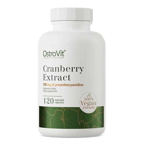 OstroVit Cranberry Extract Vege 120kaps Ekstrakt z żurawiny Odporność