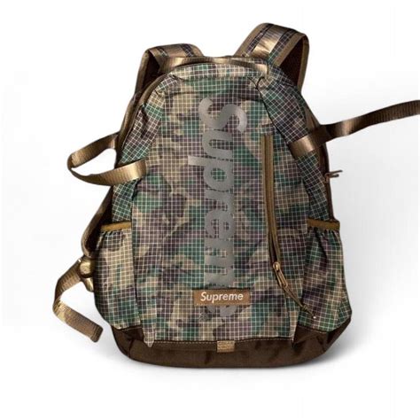 Supreme Backpack Camo Color Very Good Condition No Depop