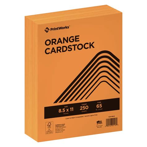 Bright Color Cardstock By Printworks Paris Corporation