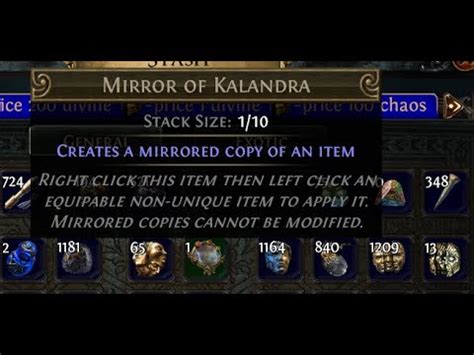 Farmed Mirror Of Kalandra In Days Path Of Exile Youtube