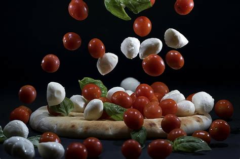 Hd Wallpaper Food Pizza Cheese Tomato Wallpaper Flare