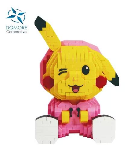 Rompecabezas 3d Mini Bloques Armables Personajes Pikachu Sud Meses