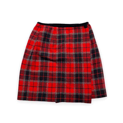 Y2k Liz Claiborne Tartan Plaid Mini Skirt Womens Size Gem