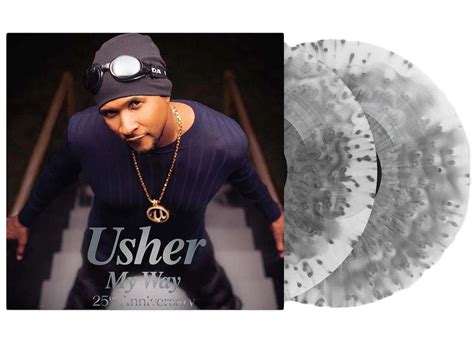 Usher My Way 25th Anniversary Deluxe Edition 2xlp Vinyl Cloudy Silver Gb