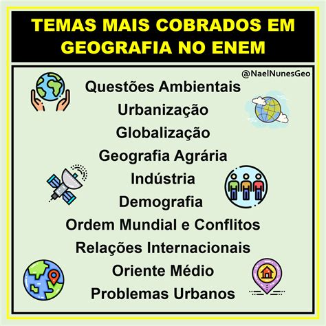 O Que Mais Cai Em Geografia No Enem - 8