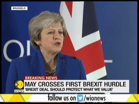 Breaking News Eu Leaders Back Theresa May S Brexit Deal World News